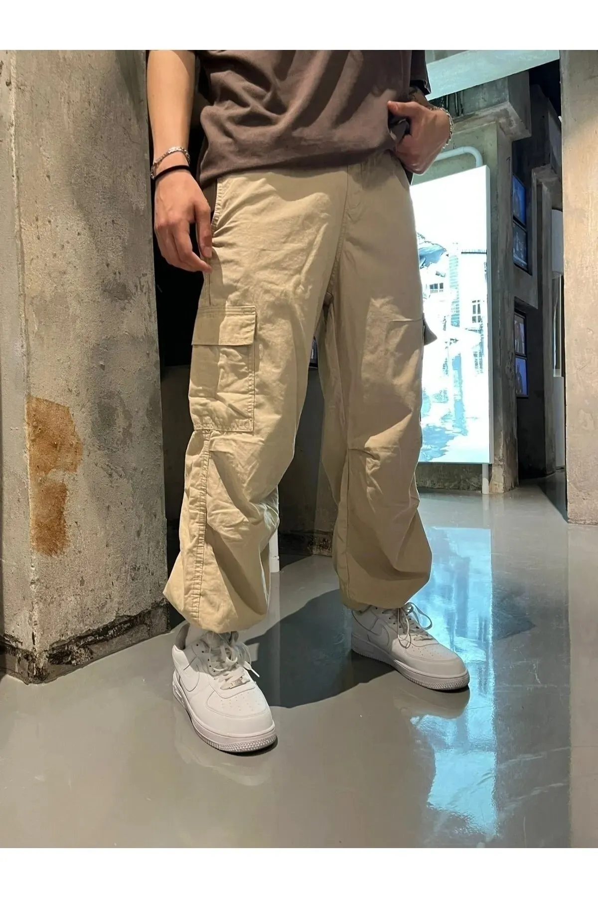  Kargo Cepli Paraşüt Pantolon
